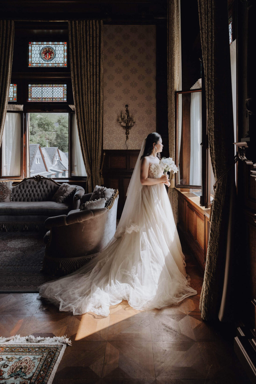 Schloss Lieser Hochzeit Lin Huang Hochzeitsfotograf