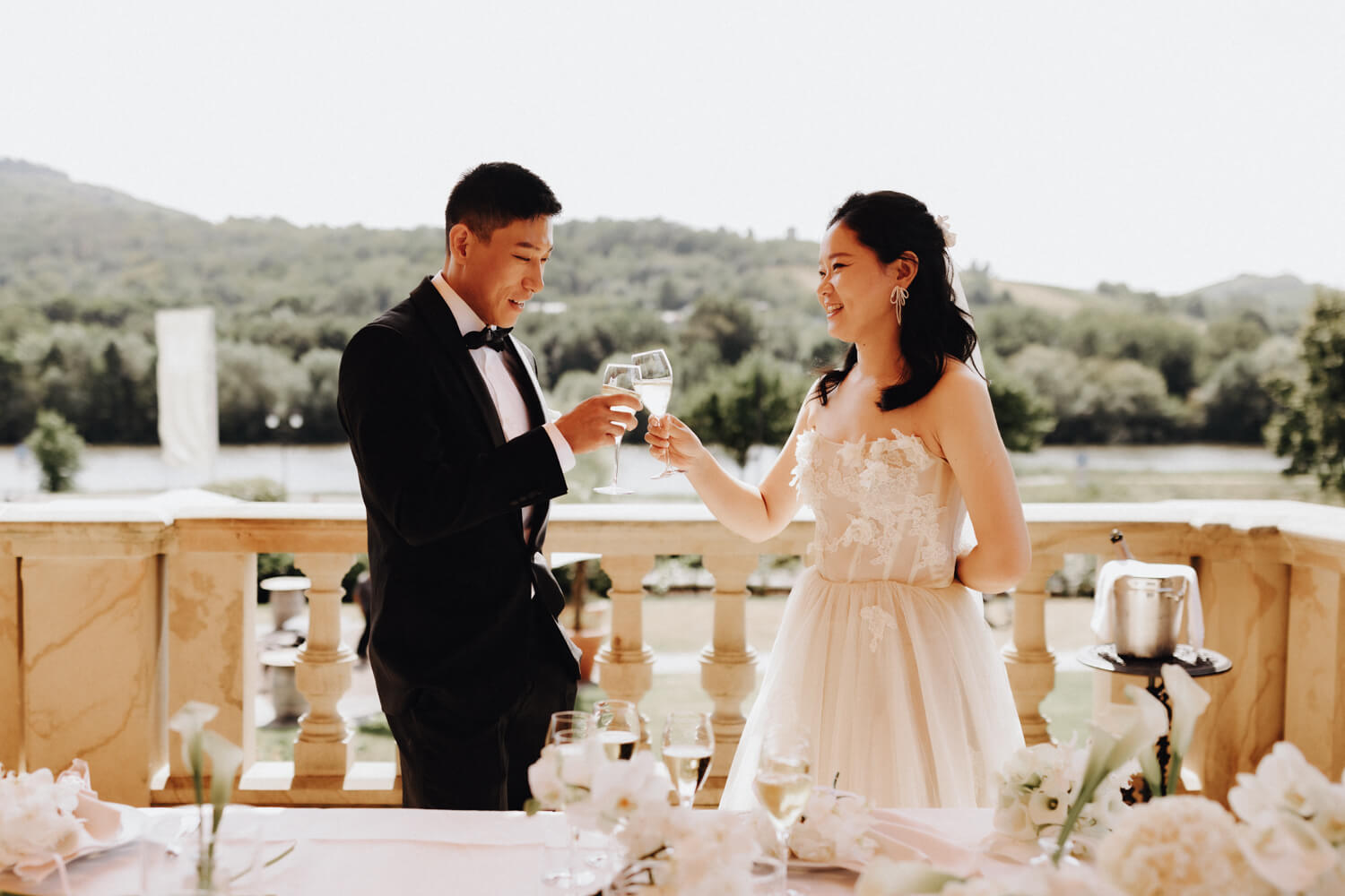 Schloss Lieser Hochzeit Lin Huang Hochzeitsfotograf