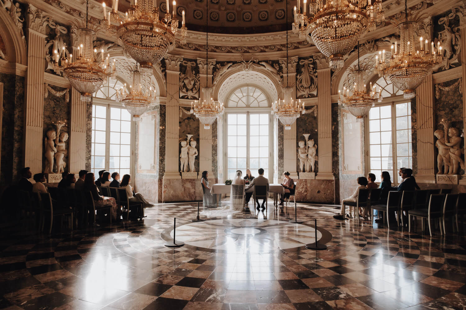 Benrath Schloss Hochzetisfotos Lin Hochzeitsfotograf