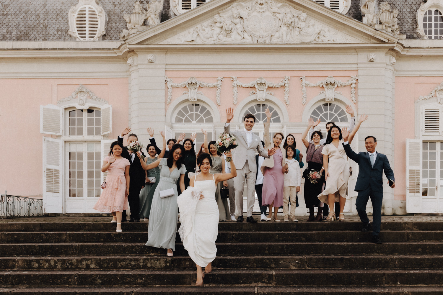 Benrath Schloss Hochzetisfotos Lin Hochzeitsfotograf